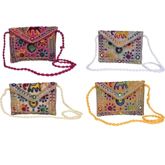 2 for $20 Must bundle/ 
Hand embroidered Mirrored clutch bags for women - Picture 7 of 10